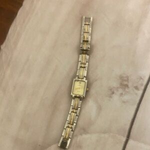 Anne Klein Two-Tone Gold and Silver Women's Watch